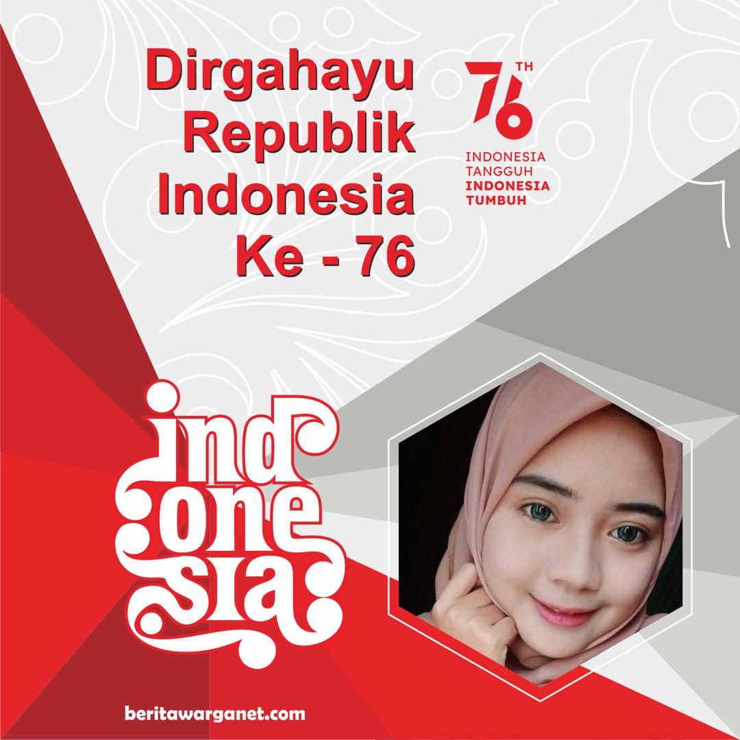 Twibbon HUT RI 2021 – Template 2